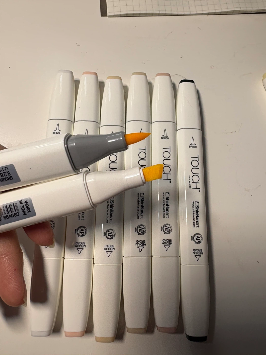 ShinHanart Touch Twin Brush Markers - Skin Tones Set - photo 2
