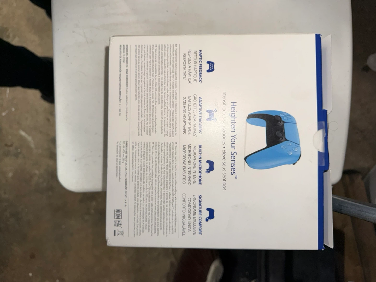 New Sony PlayStation 5 DualSense Wireless Controller Blue - photo 3