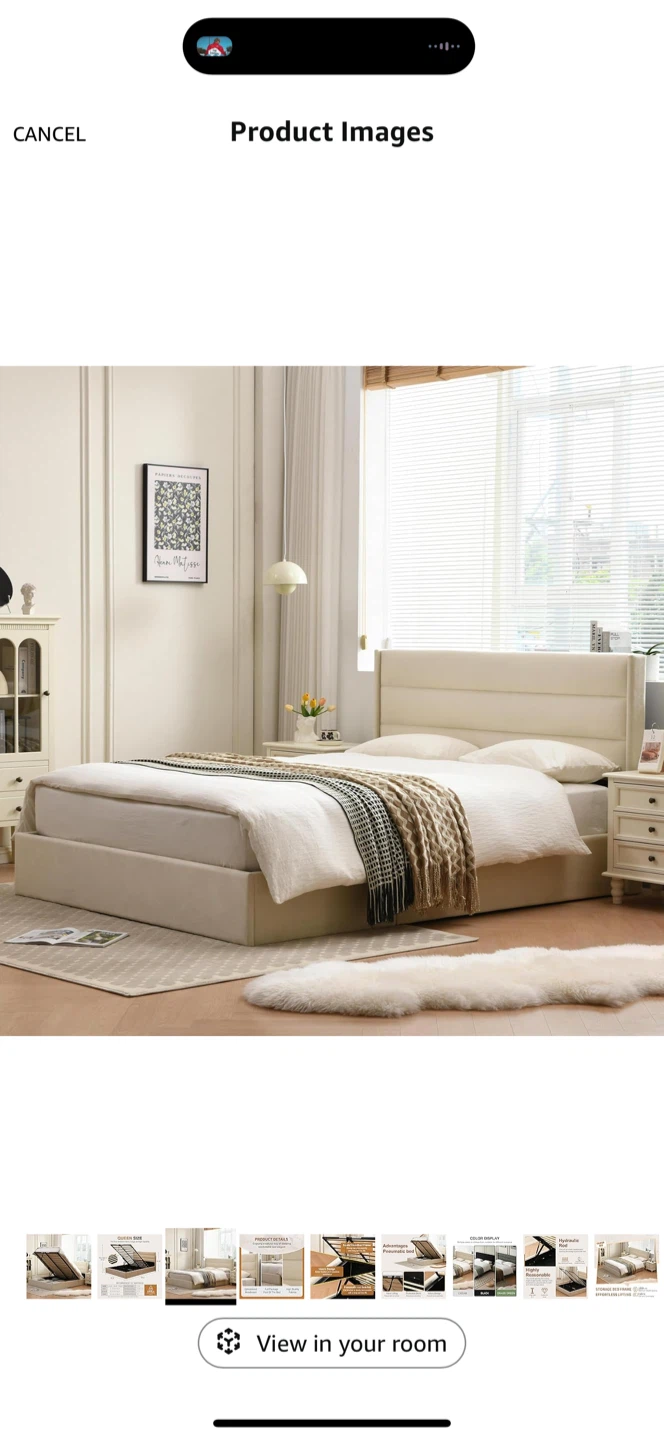 Queen Size Storage Bed Frame