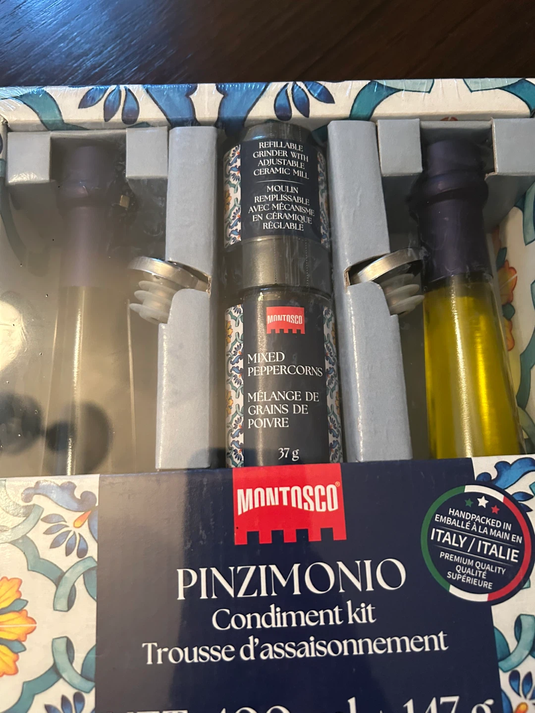 Italian Montosco Pinzimonio Condiment Kit - New - photo 3