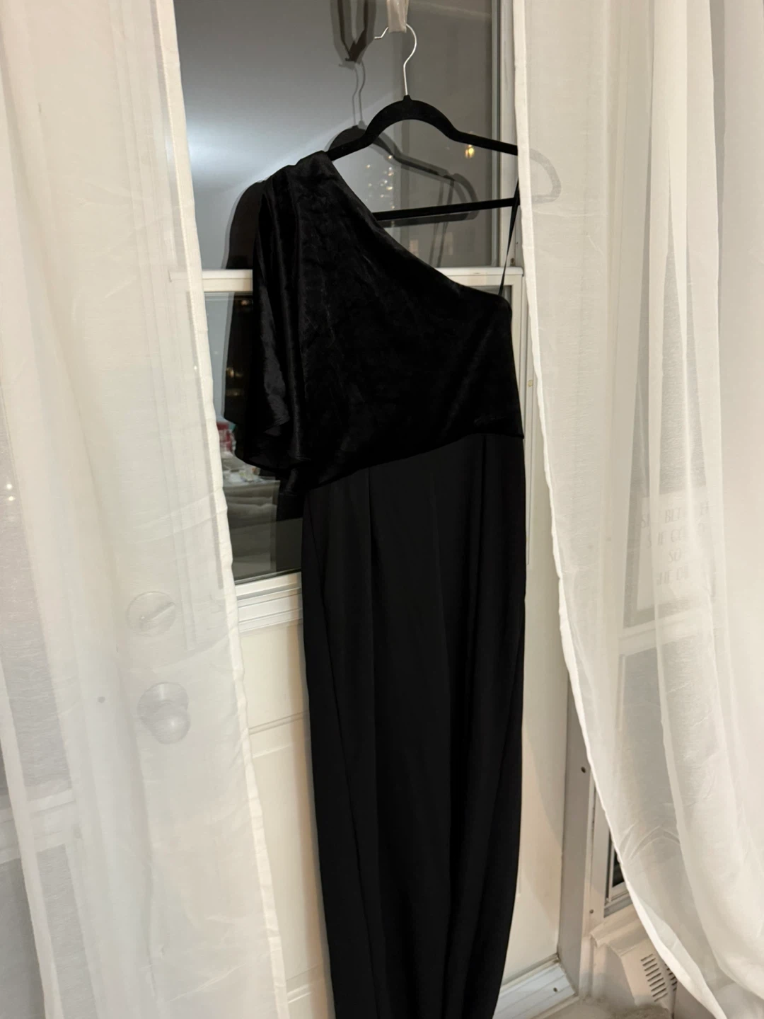 Adriann Papell Black Jumpsuit - US Size 14 UK 18 EUR 46 - photo 2