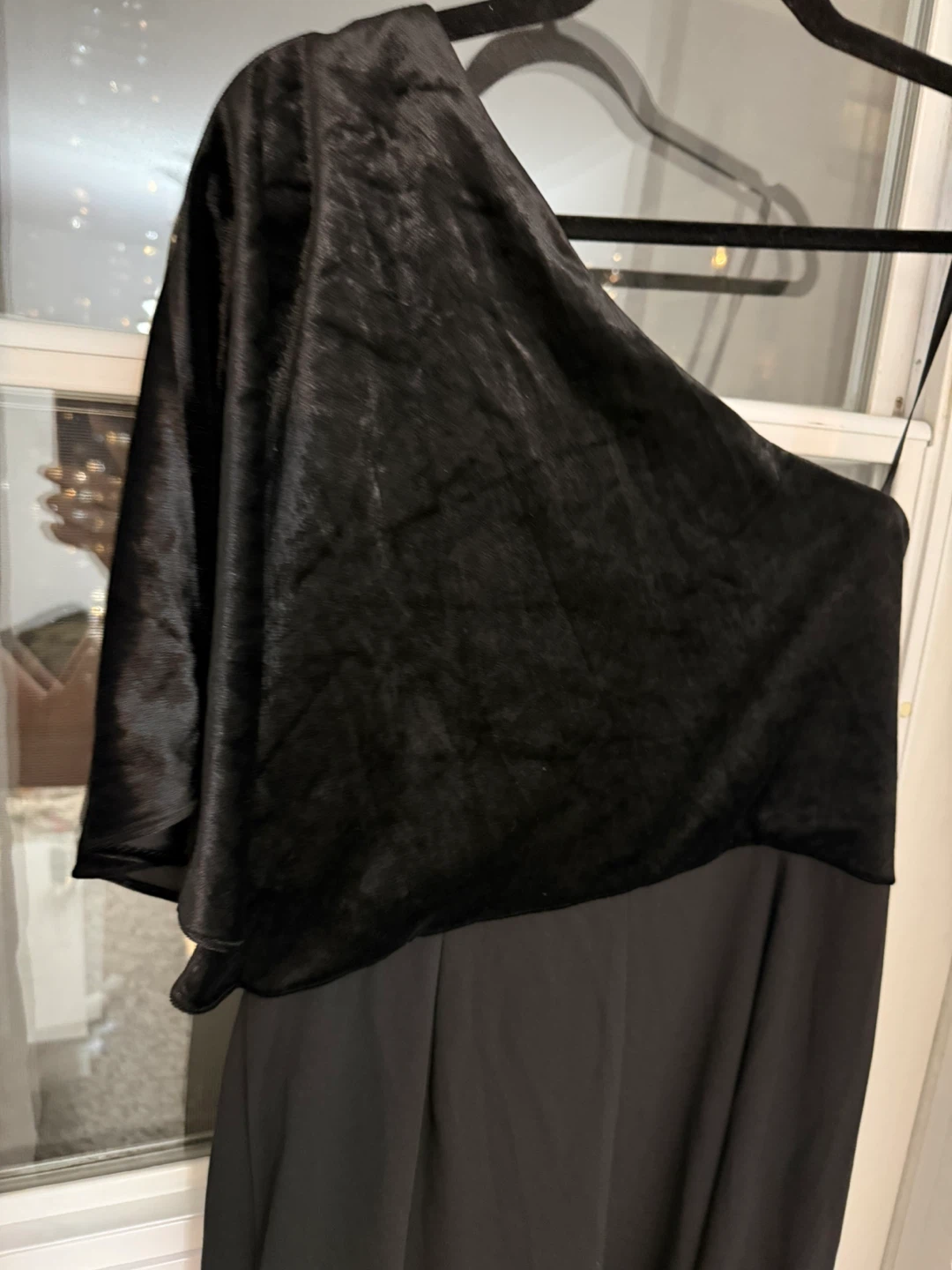 Adriann Papell Black Jumpsuit - US Size 14 UK 18 EUR 46 - photo 3