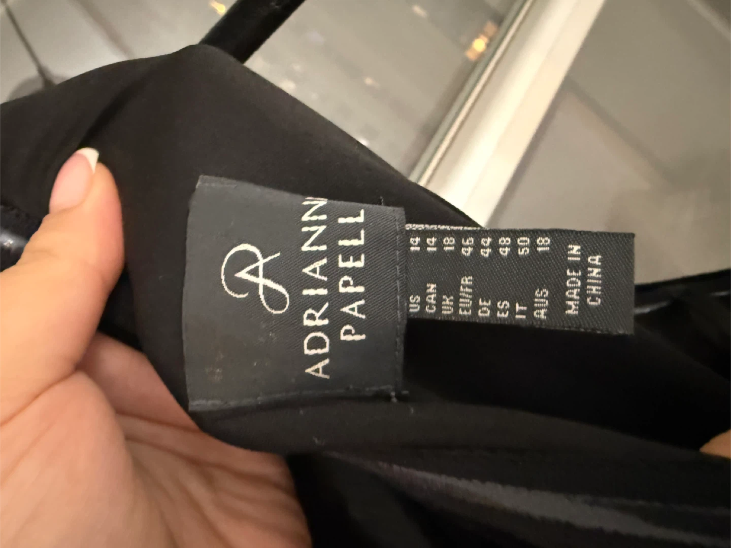 Adriann Papell Black Jumpsuit - US Size 14 UK 18 EUR 46 - photo 4