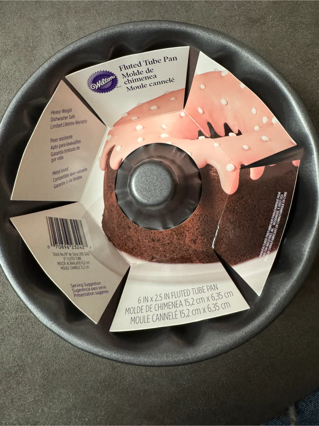 Brand New Wilton Fluted Tube Pan - 6 inch