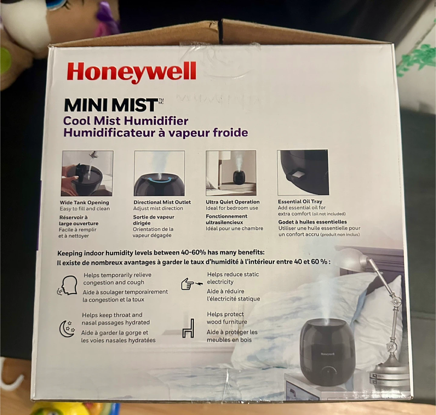 Honeywell Mini Mist Cool Mist Humidifier - Like New! - photo 2