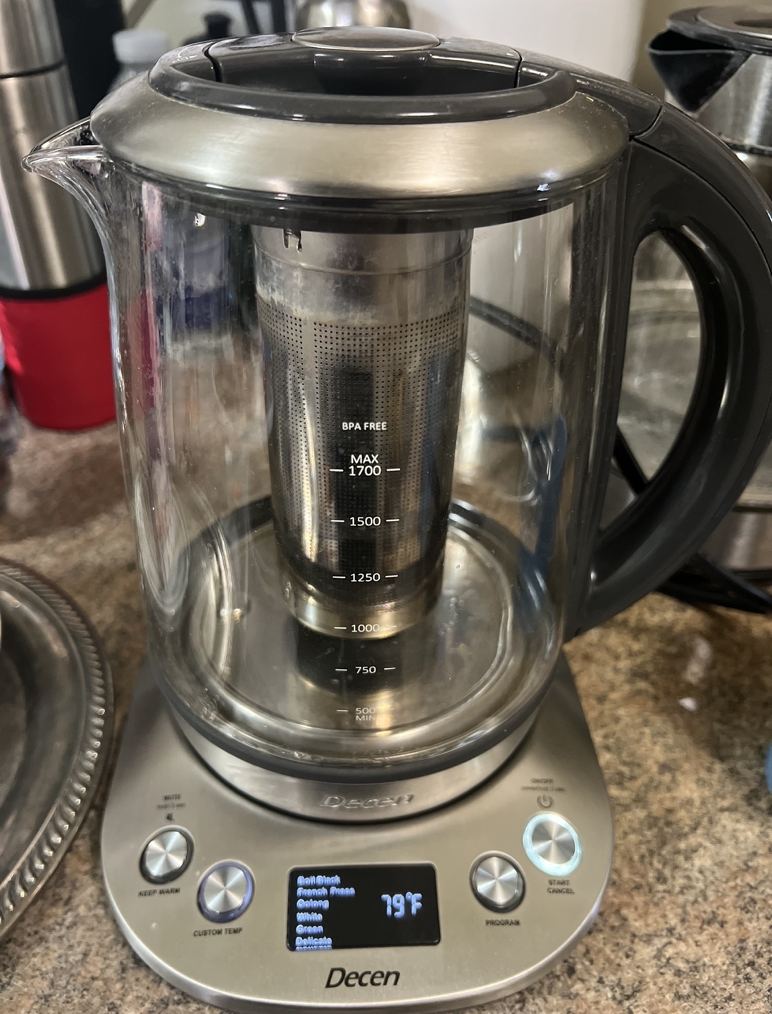 Decen Electric Kettle with Tea Infuser