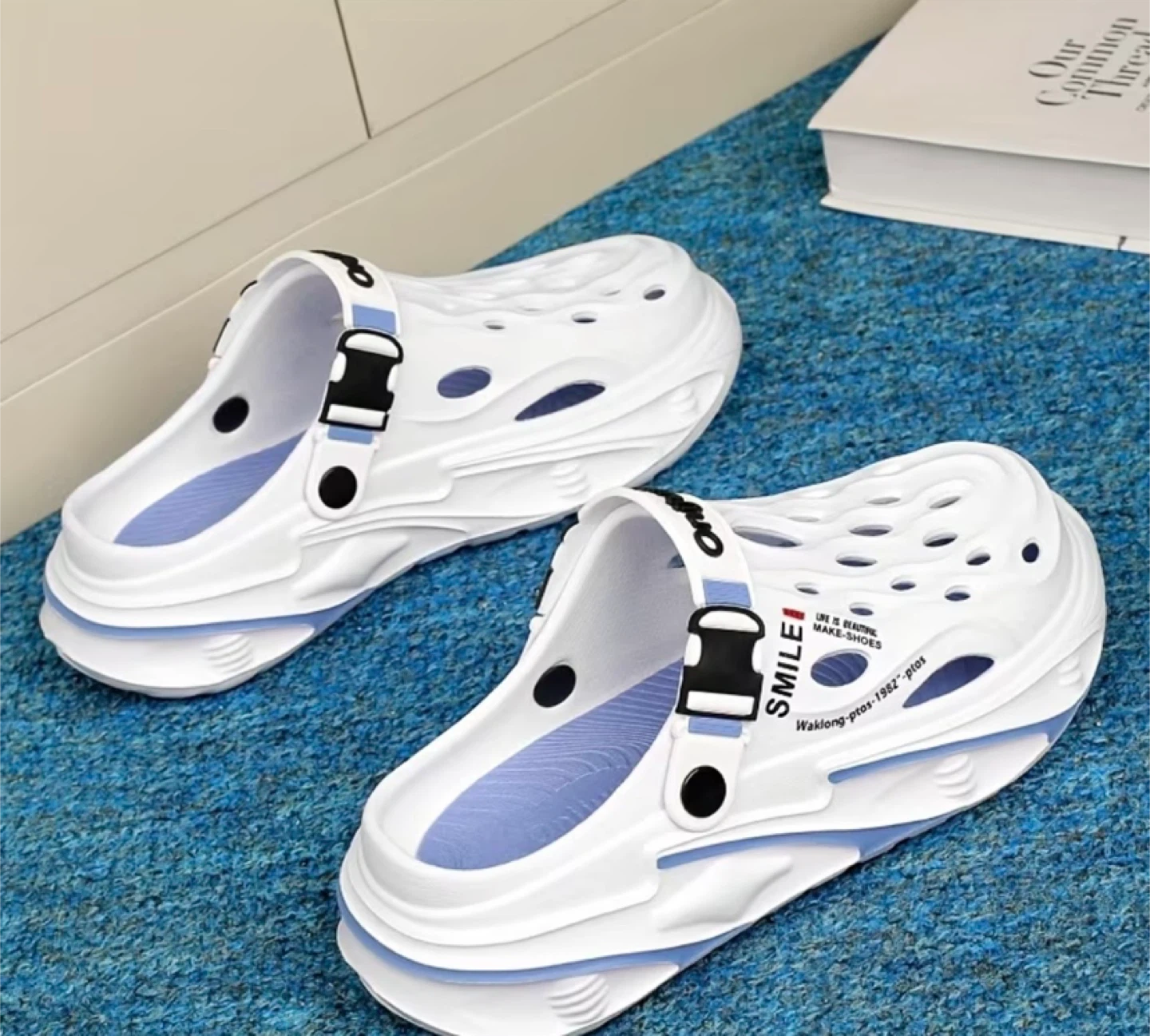 White 'Smile' Clogs - photo 5