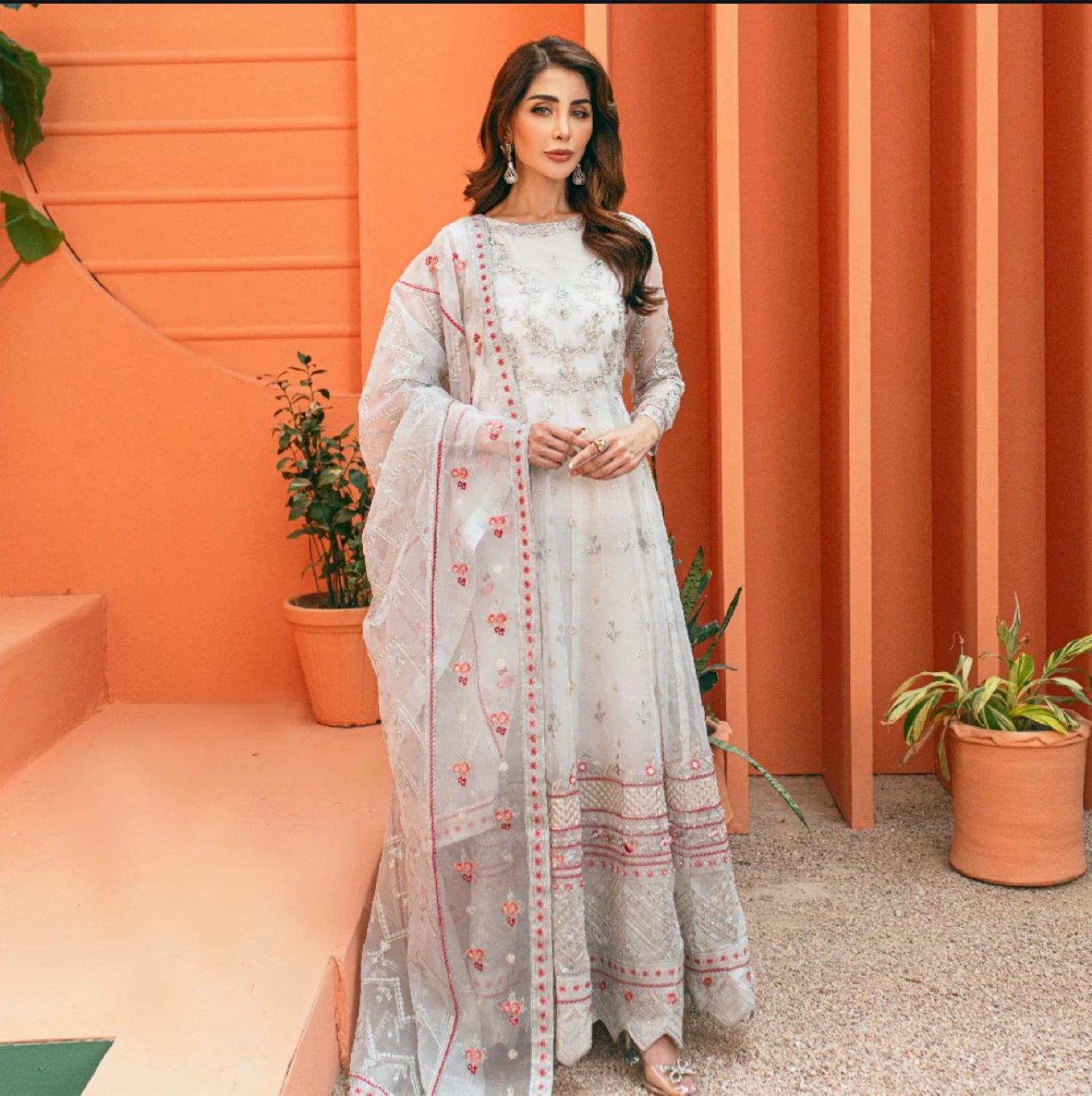 Designer Pakistani Maxi Dress