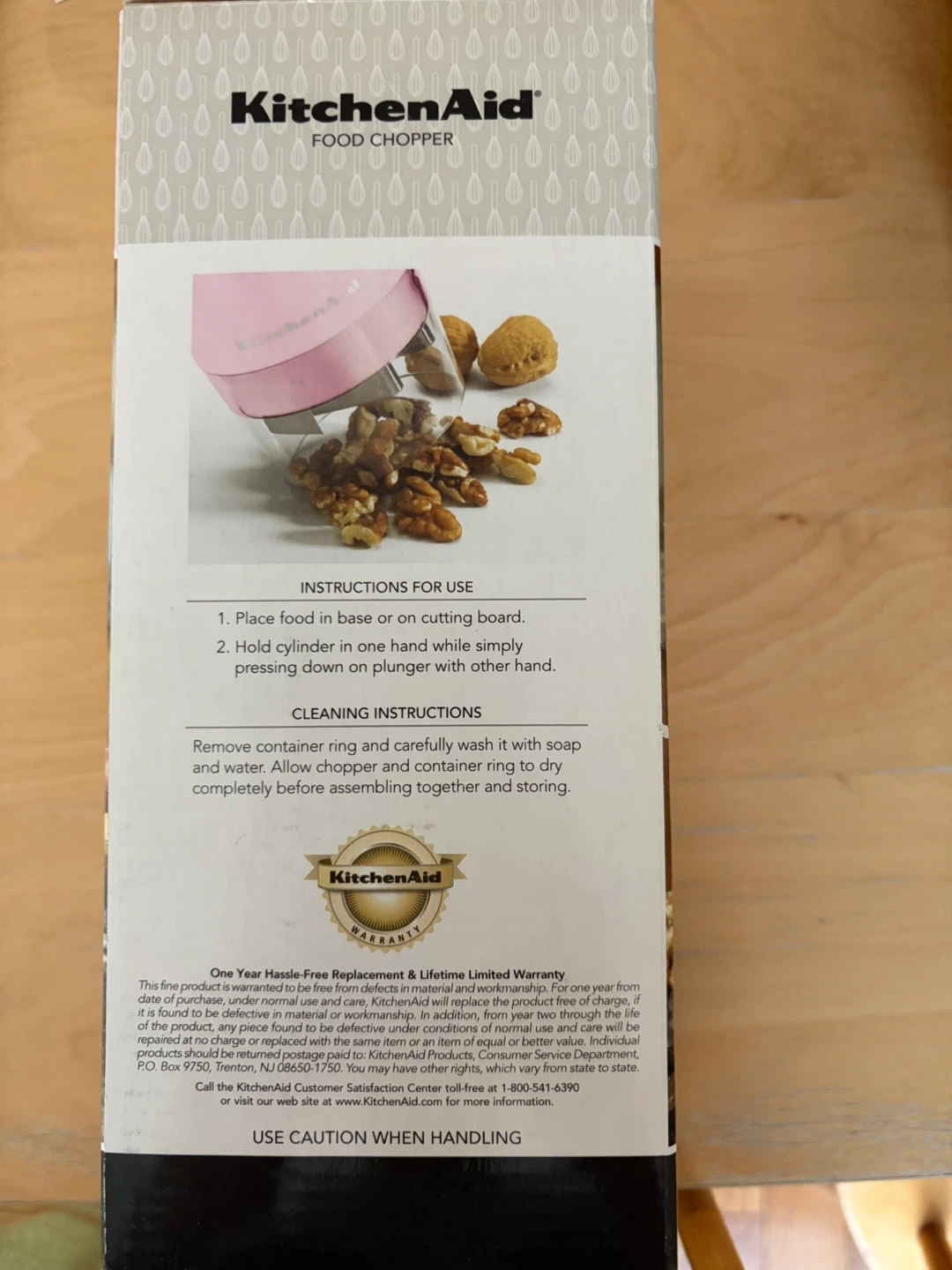 🥕 KitchenAid Food Chopper - Pink, New in Box - photo 3