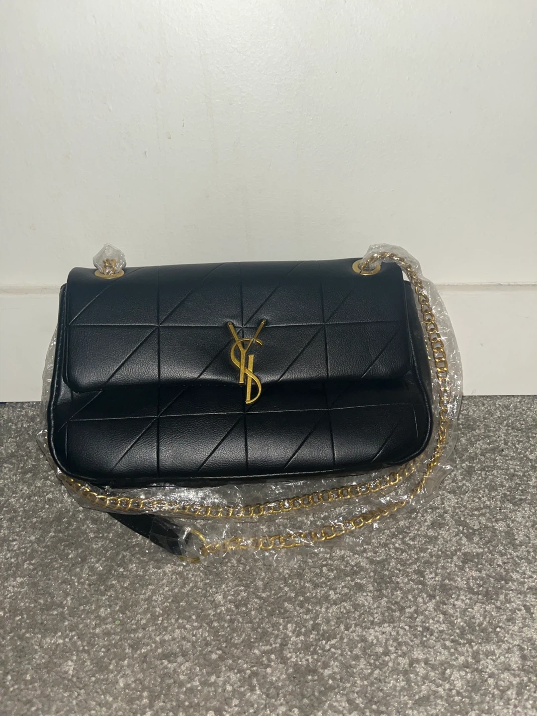 Saint Laurent Paris Black Shoulder Bag