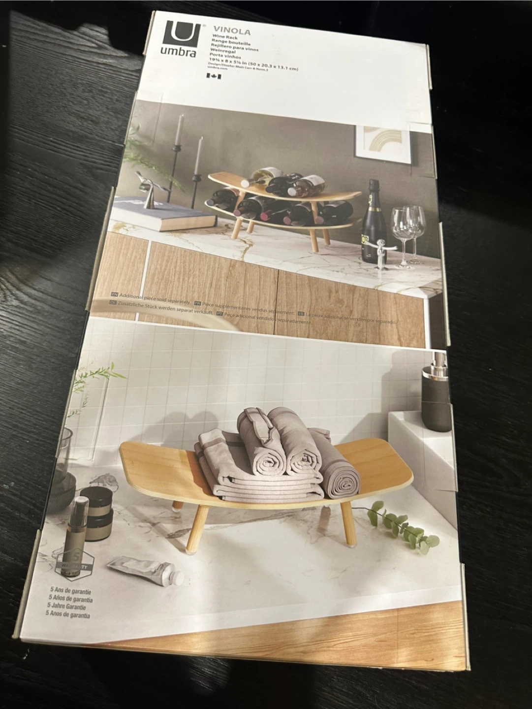 Umbra Vinola Wine Rack (New in Box!) - photo 2