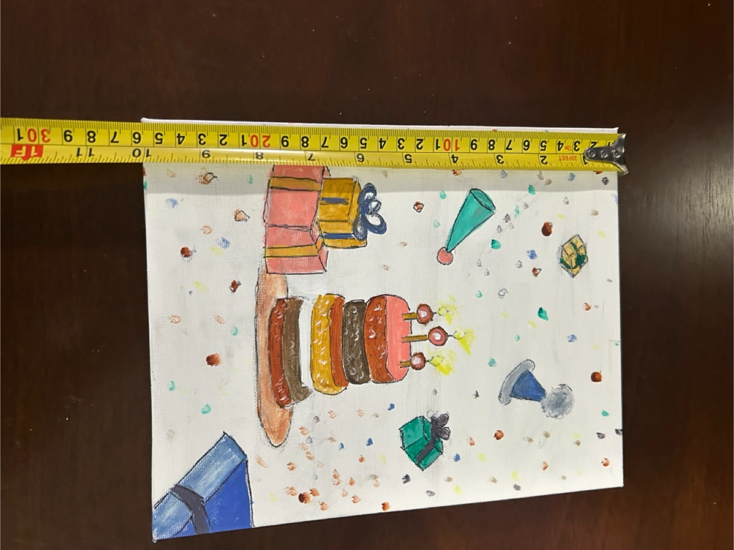 Birthday celebration acrylic painting! - photo 3