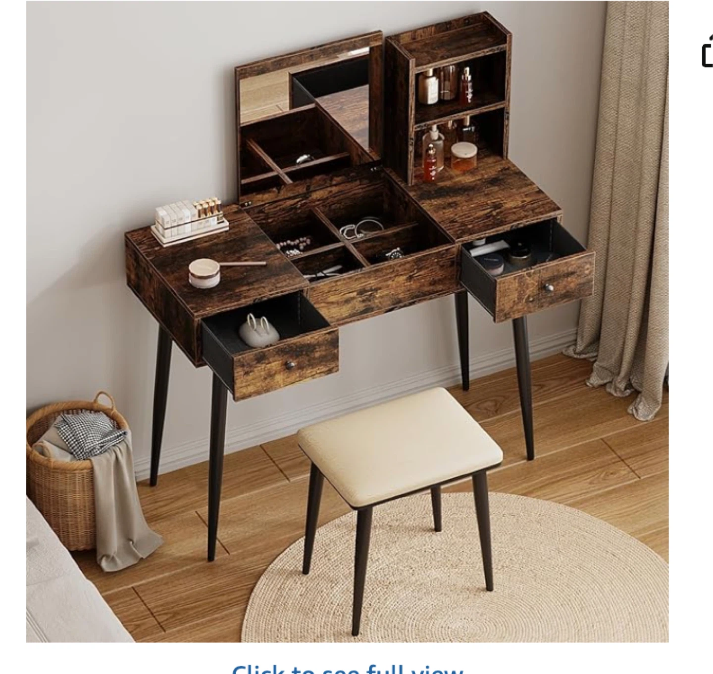 2-in-1 Writing Desk/Vanity Table