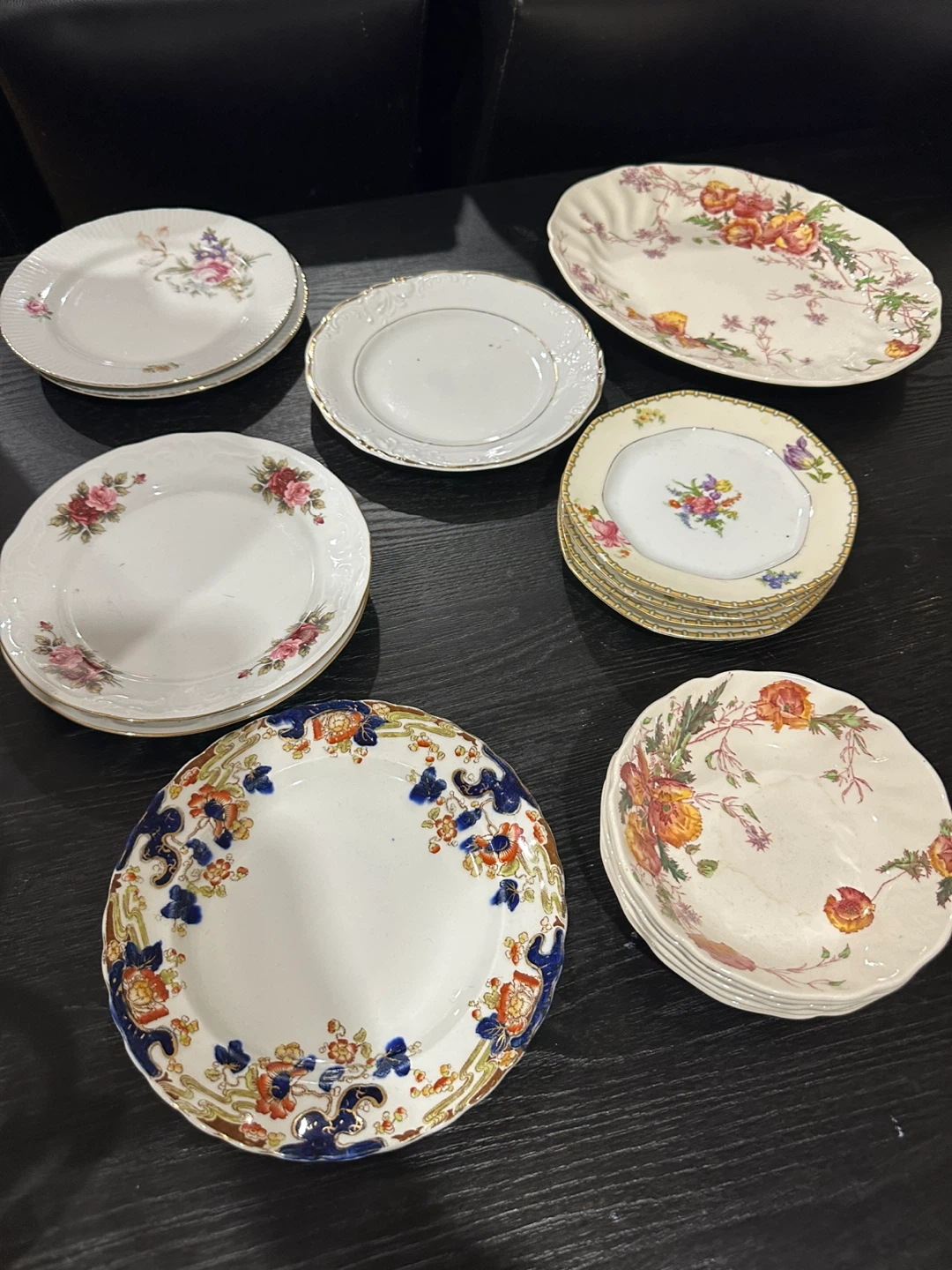 Vintage entertaining dishes