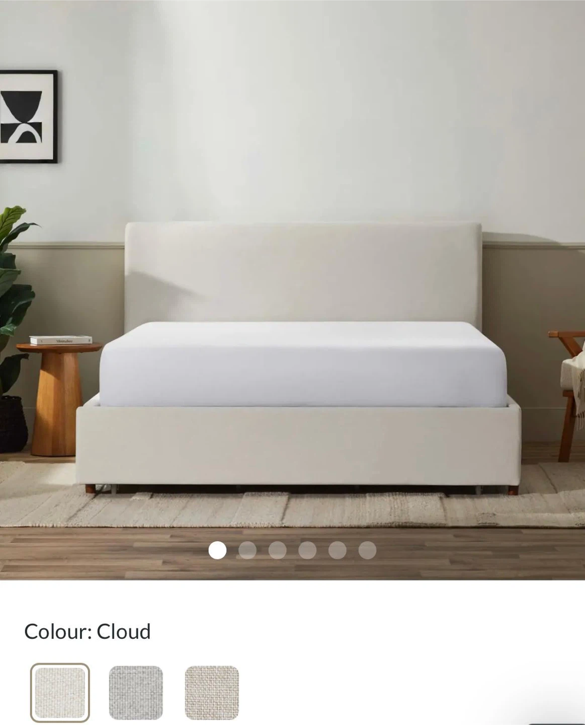 Brand new Queen Bed Frame - Silk & Snow