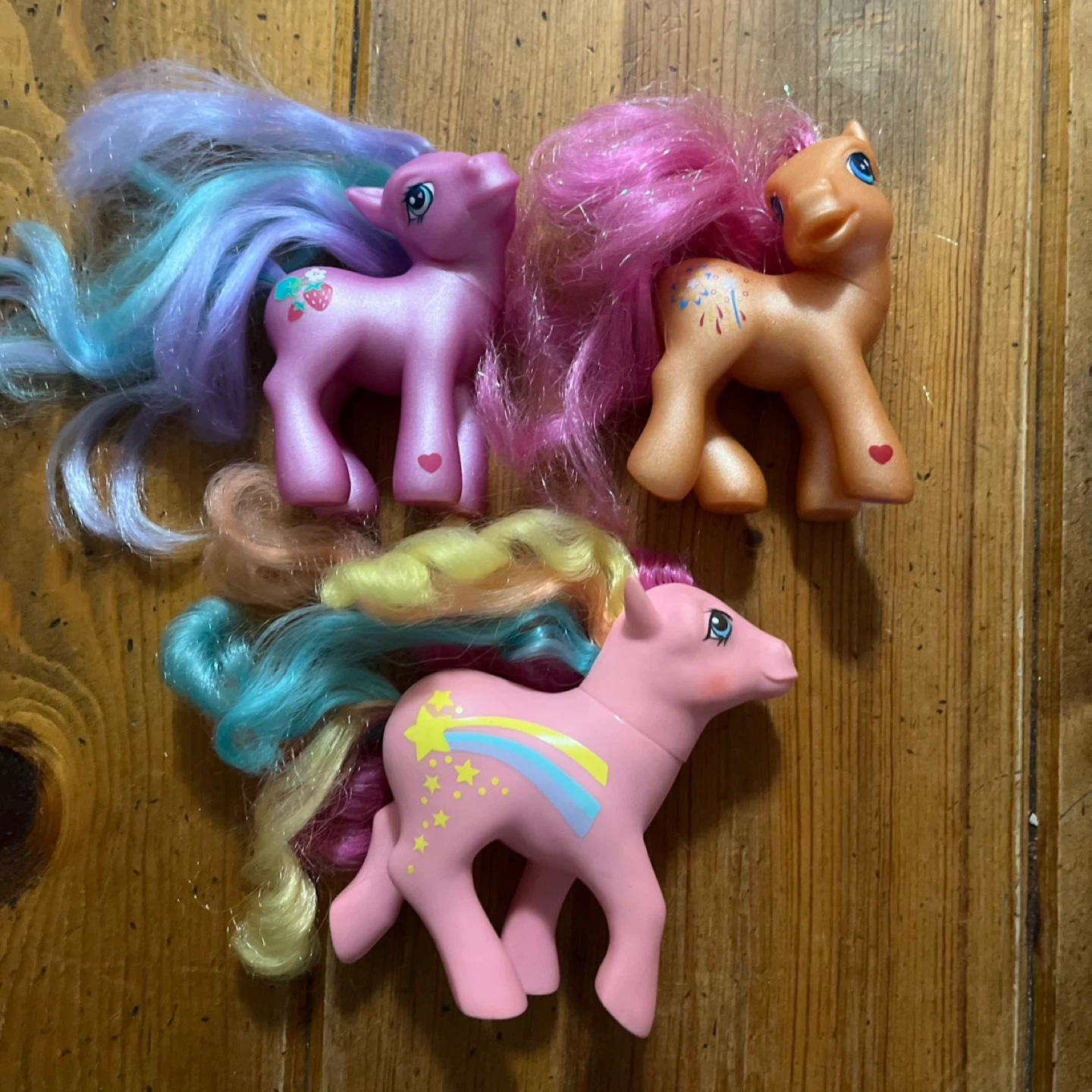 Lot of 3 My Little Pony Dolls (1984, 2002)