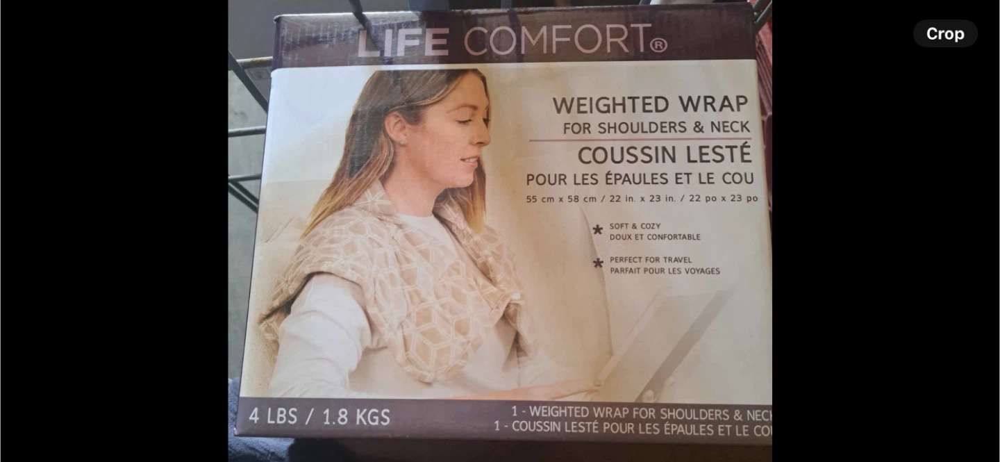 Life Comfort Weighted Shoulder & Neck Wrap
