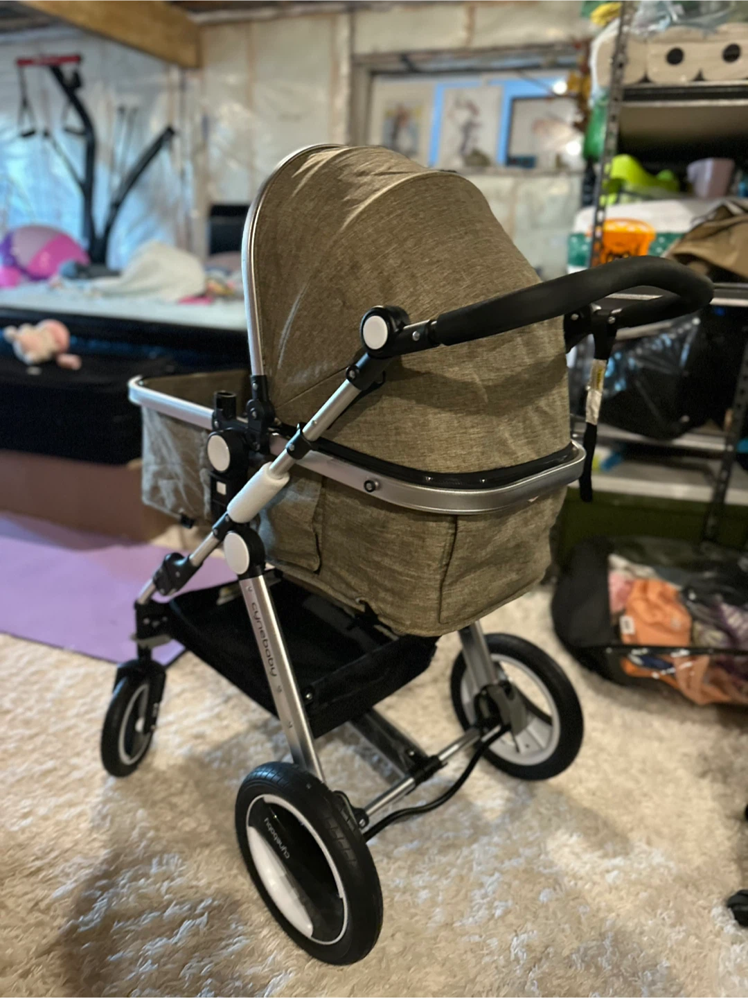 Cynebaby 2-in-1 Convertible Bassinet Stroller