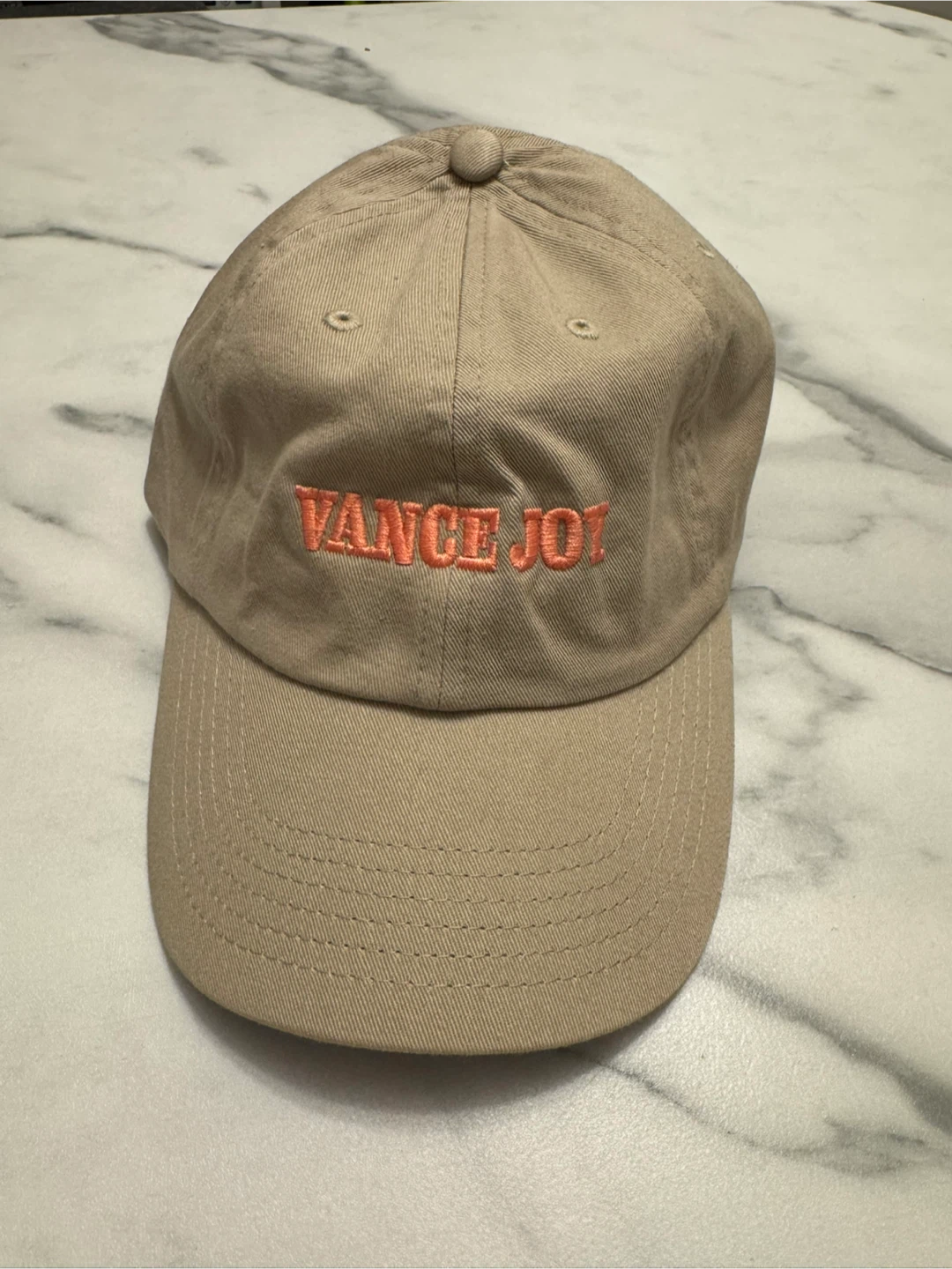 Vance Joy Beige Baseball Cap