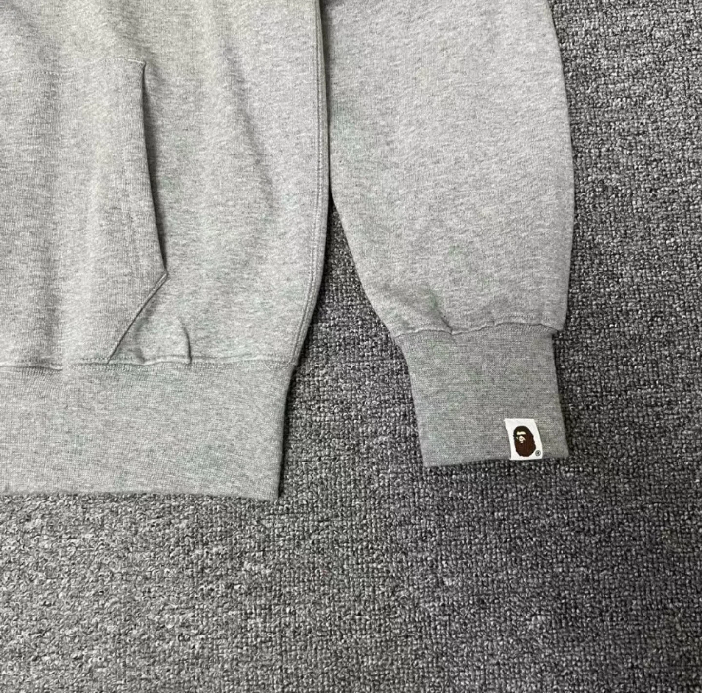 Authentic Bathing Ape Full Zipper Hoodie, Size S
