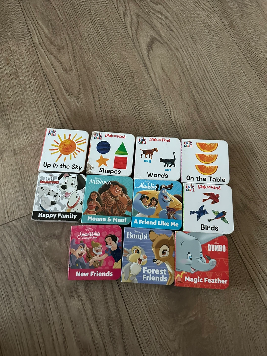 Eric Carle Disney Baby Board Books Set