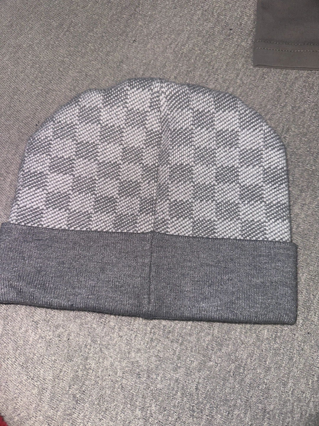 Louis Vuitton Grey Beanie Hat - photo 2