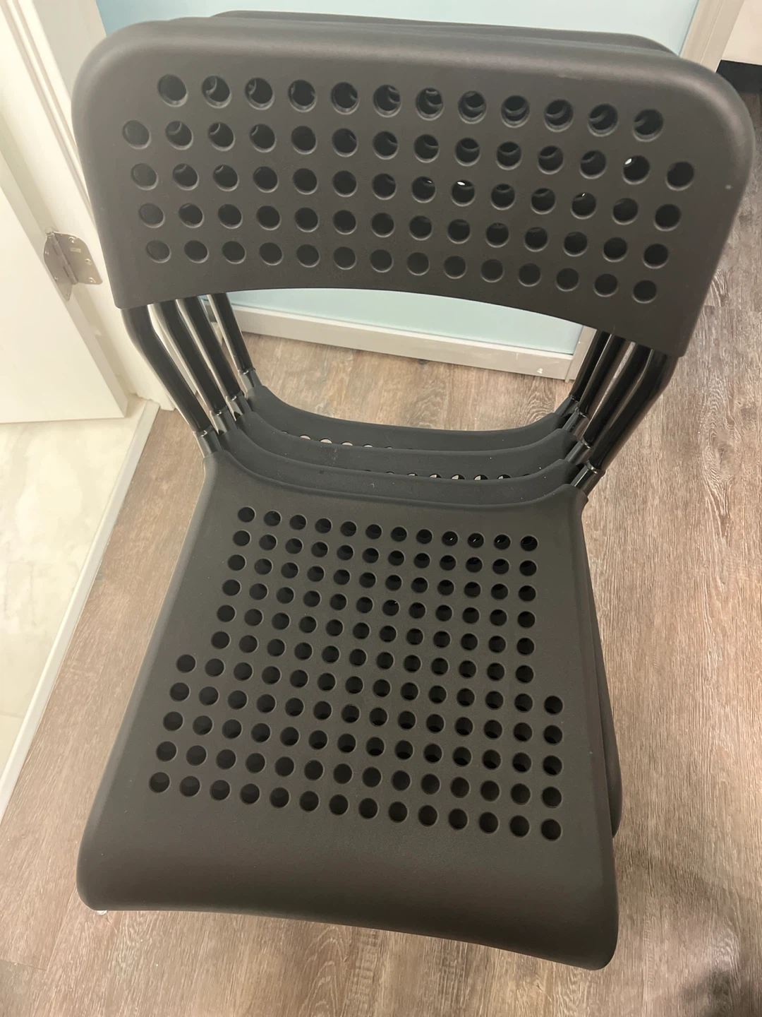 4 IKEA Stacking Chair - Black