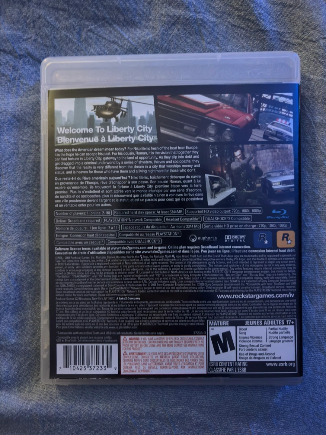 Grand Theft Auto IV (GTA 4) - PS3 Game - photo 3