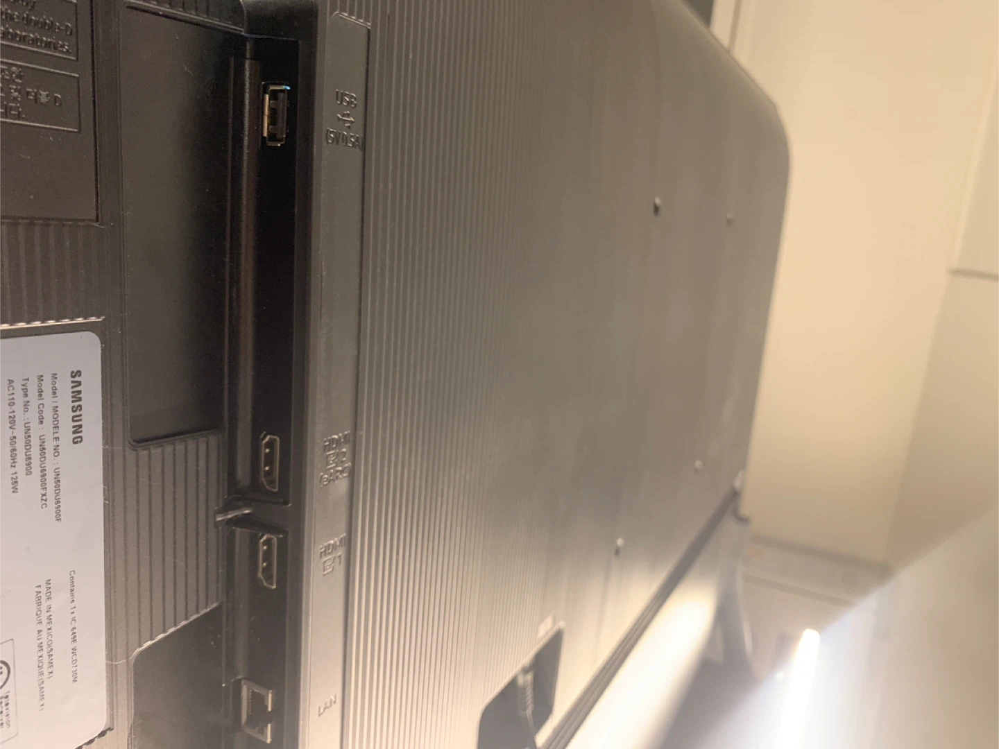 Samsung 50” 4K Crystal UHD Smart TV - photo 3