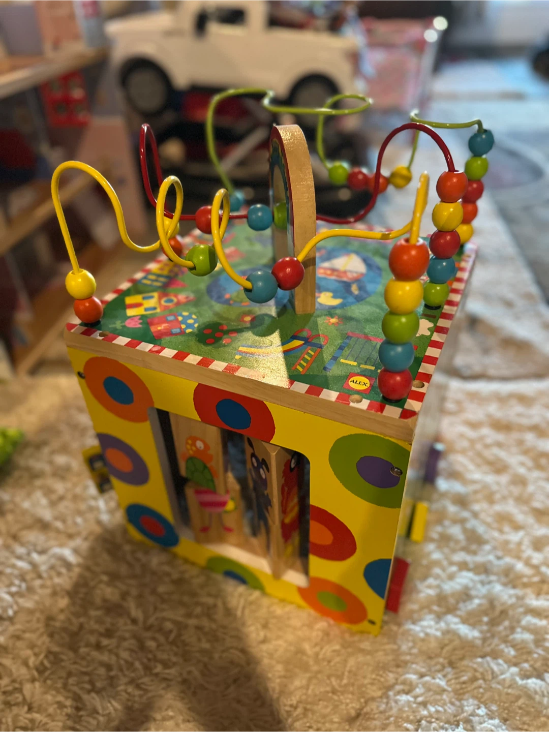 ALEX Jr. My Busy Town Wooden Activity Cube - photo 2