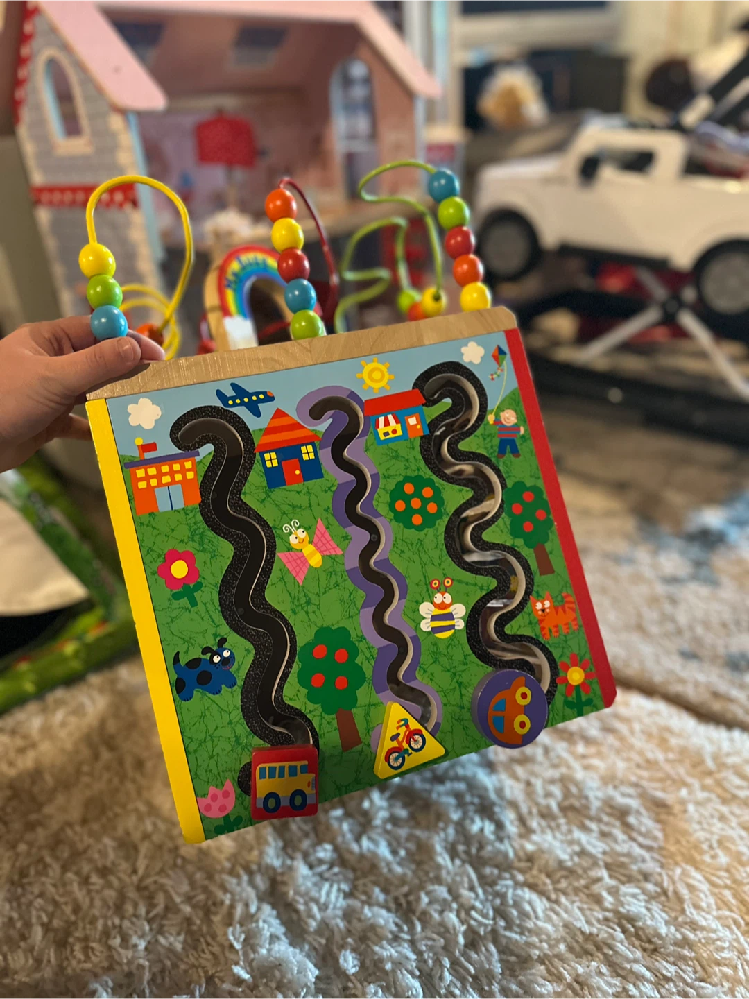 ALEX Jr. My Busy Town Wooden Activity Cube - photo 3