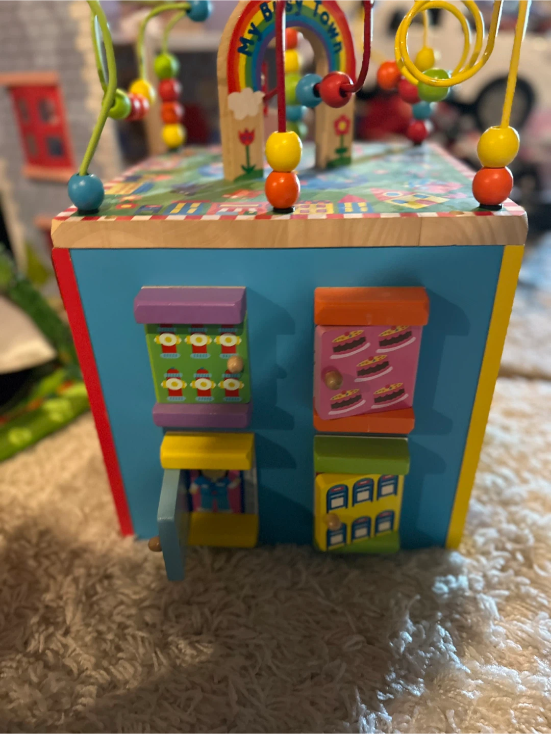 ALEX Jr. My Busy Town Wooden Activity Cube - photo 5
