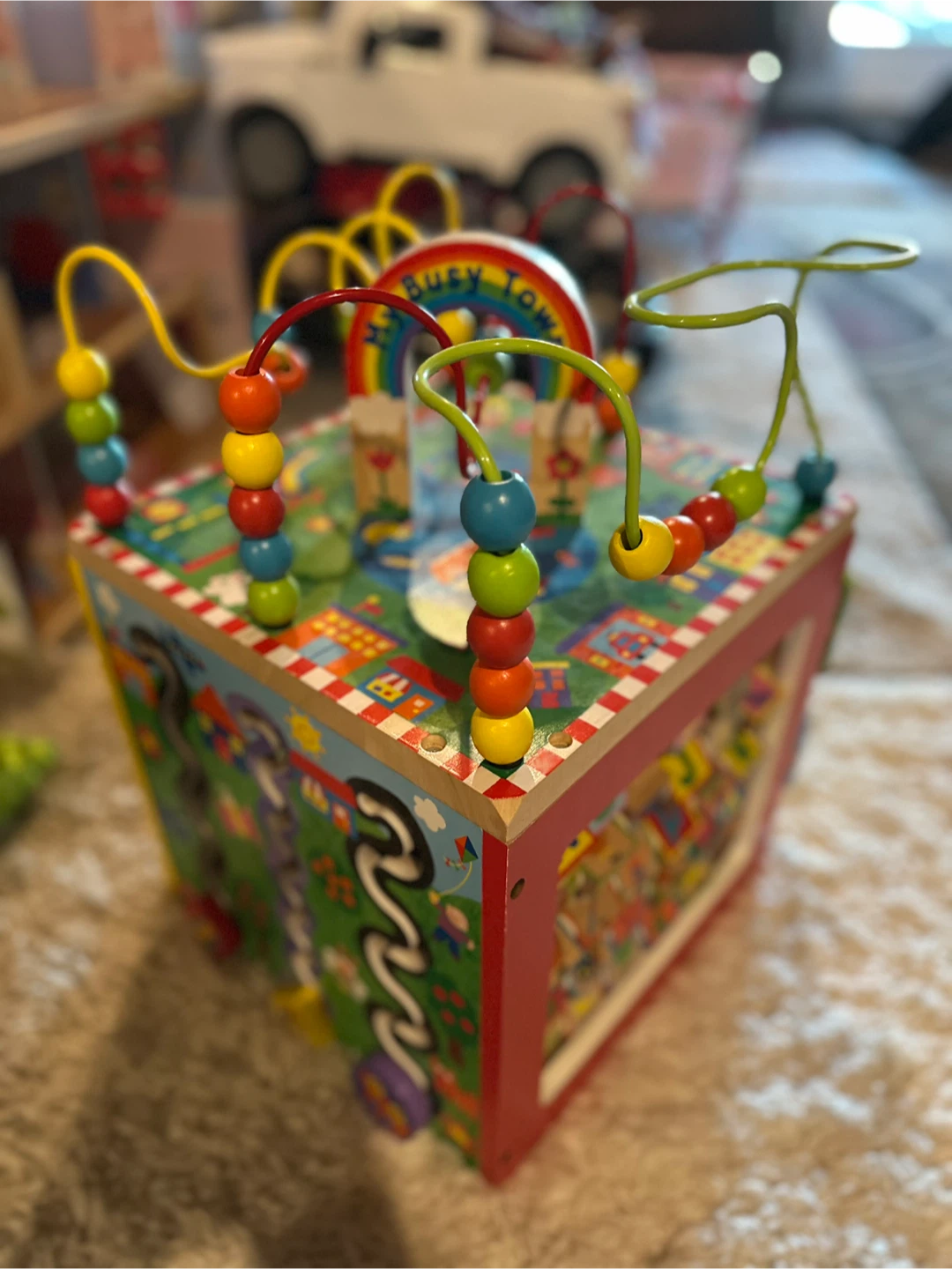 ALEX Jr. My Busy Town Wooden Activity Cube