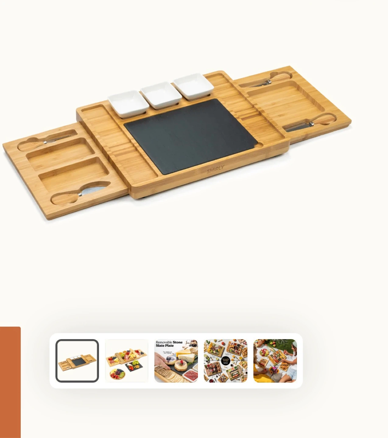 Smirly Cheese Board Set - photo 2