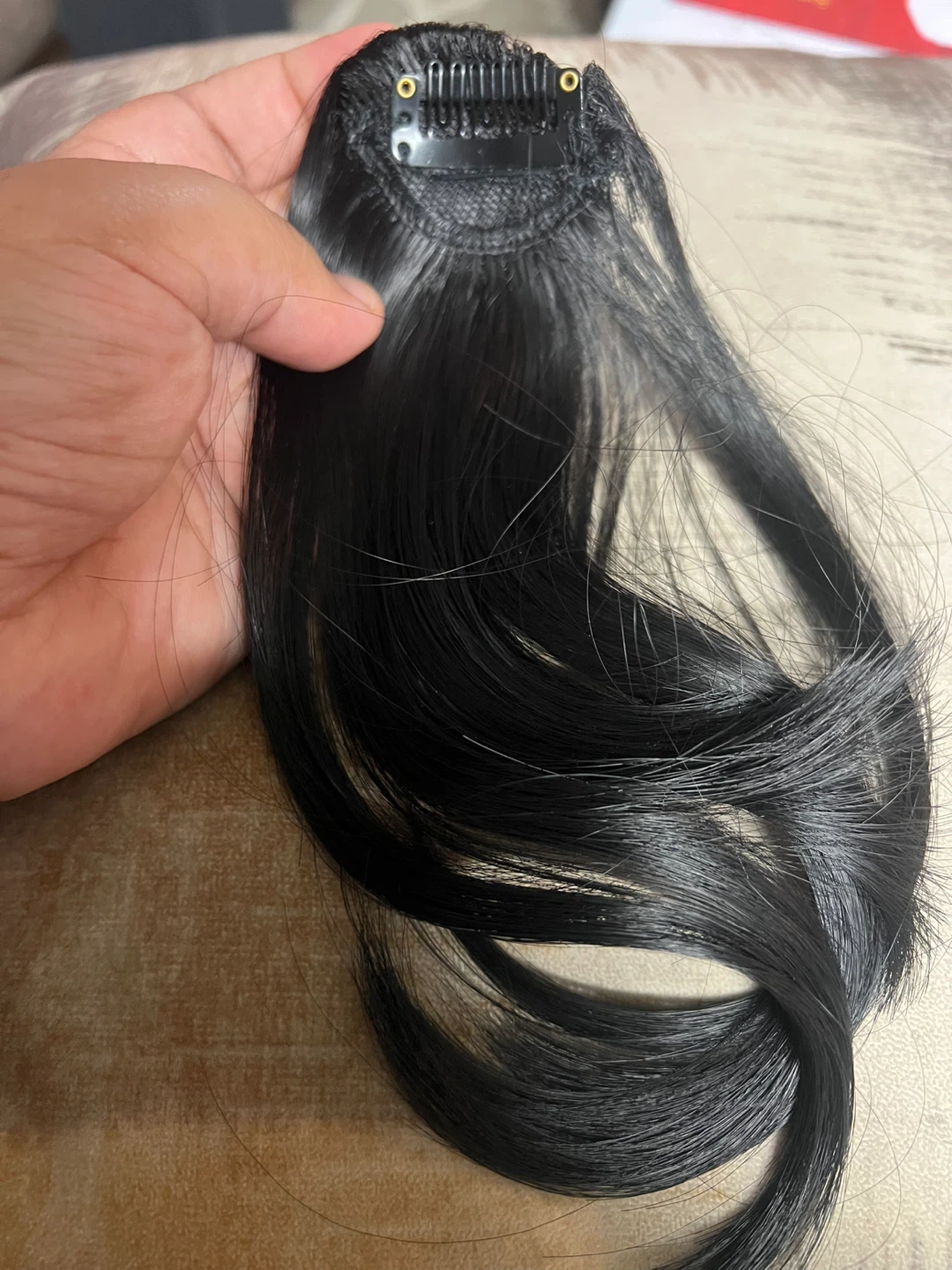 Clip in Bangs - Black
