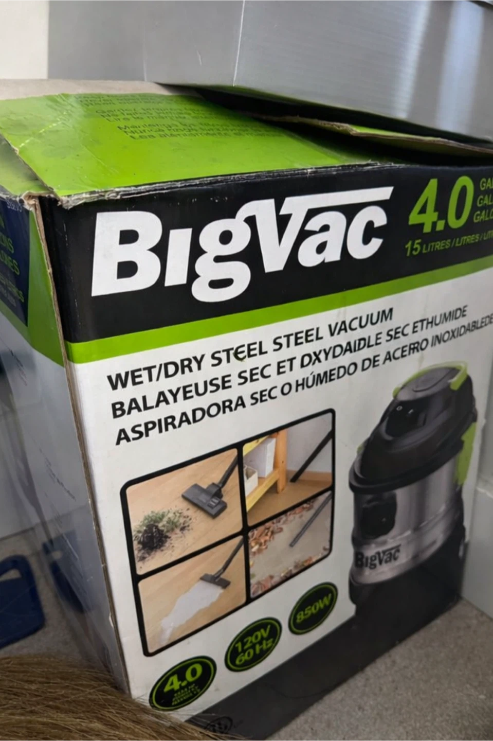 BigVac 4.0 Wet/Dry Steel Vacuum