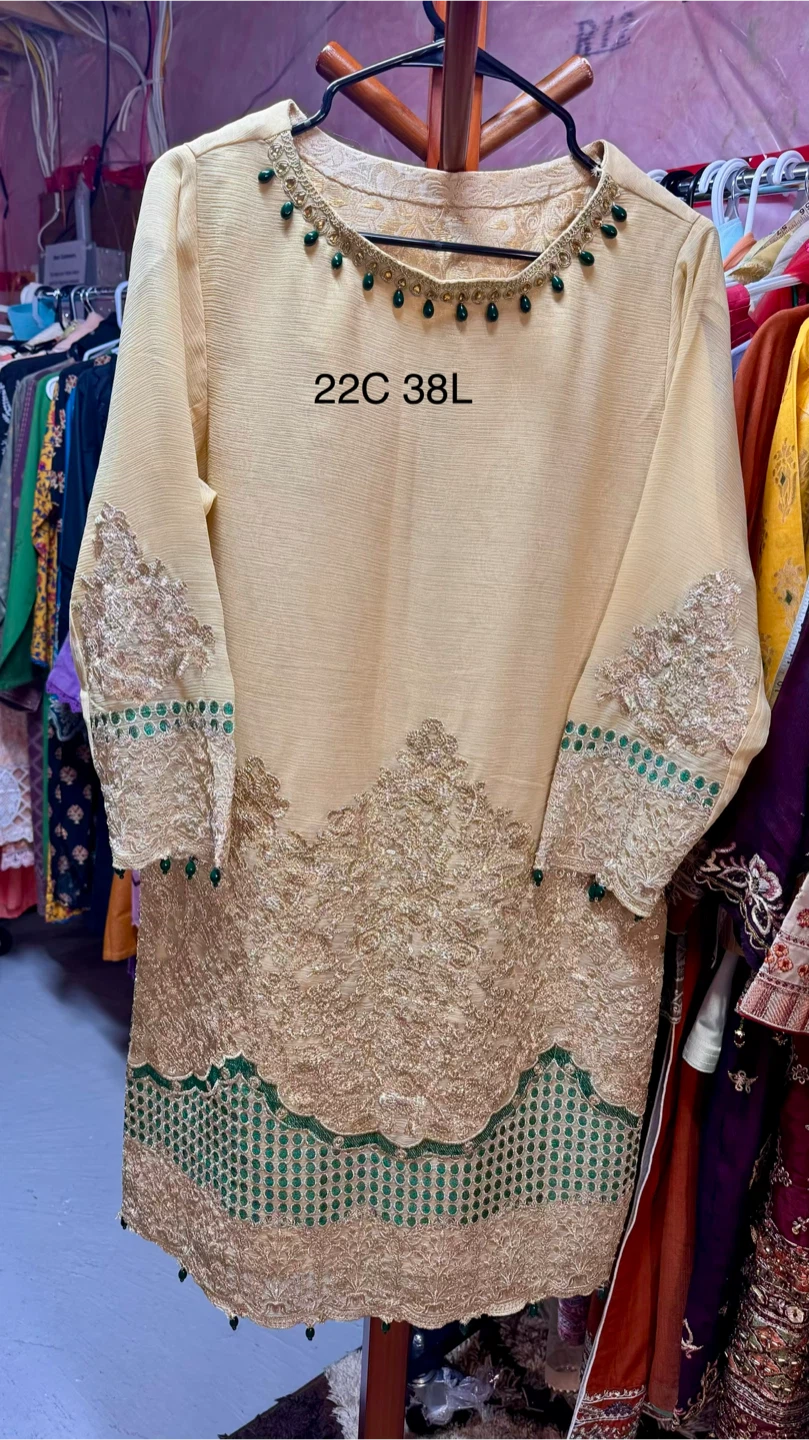 Women's 3-Piece Salwar formal Kameez Suit - Size 38L