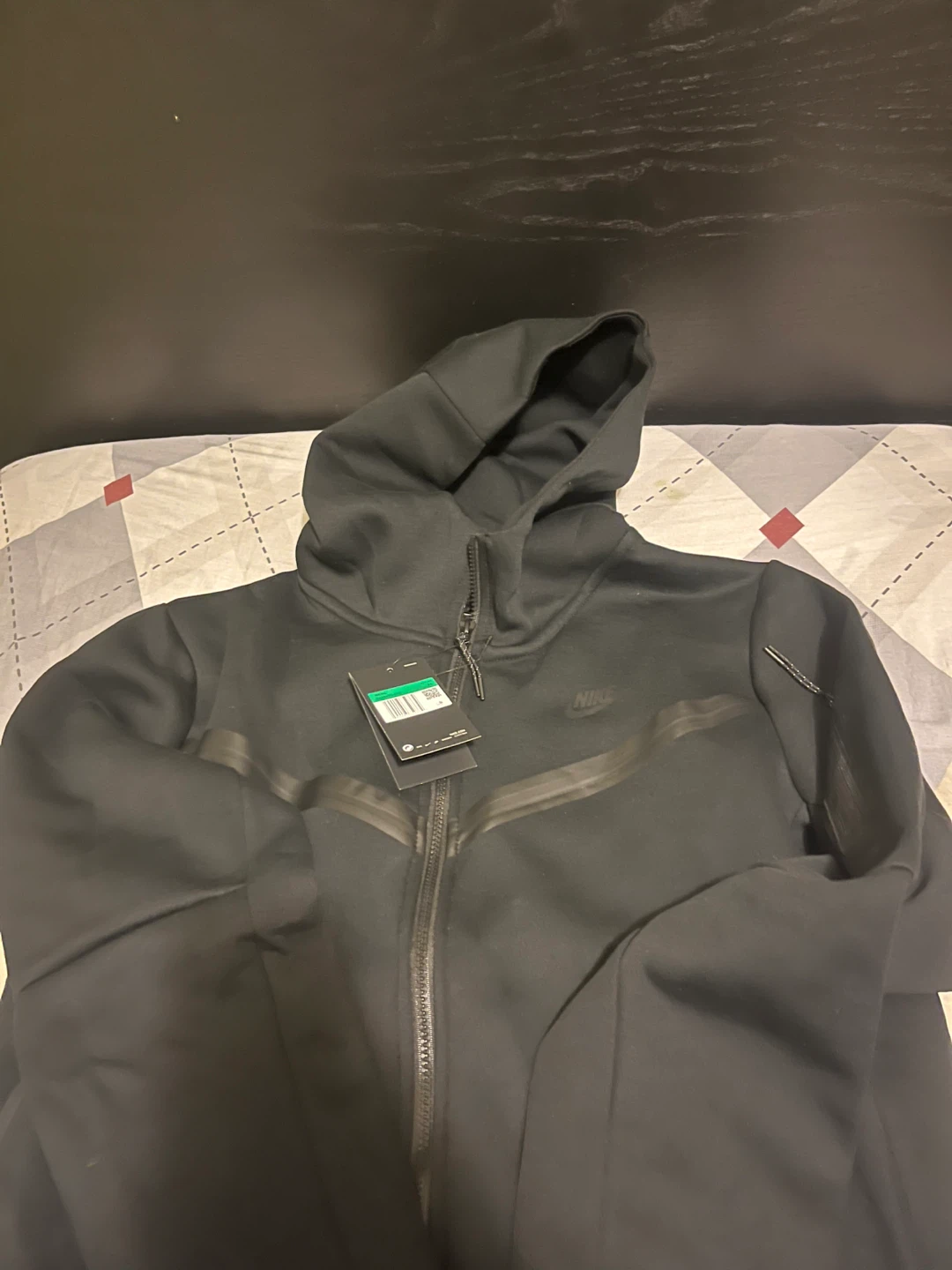 New Nike Tech Fleece Black Suit - photo 5