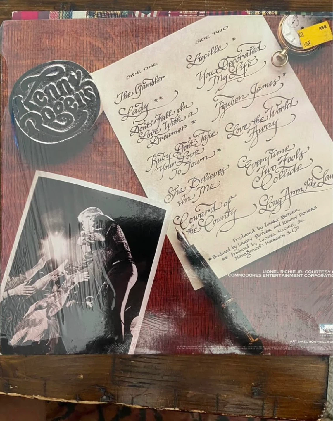 Kenny Rogers' Greatest Hits Vinyl Record🥕 - photo 4