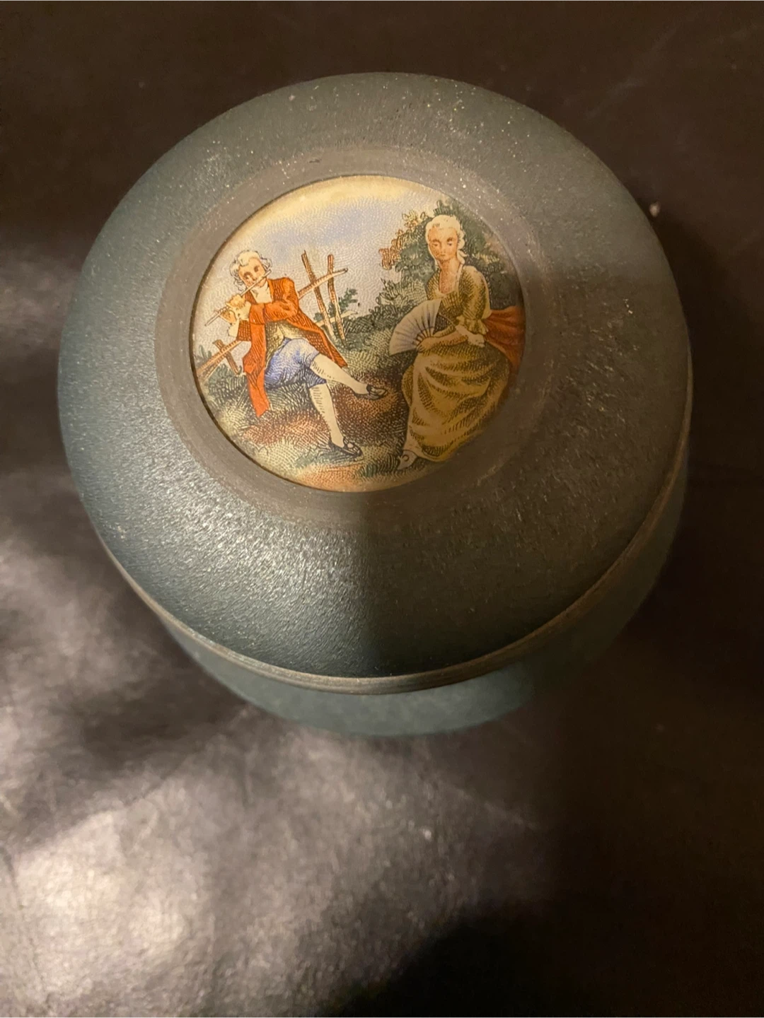 Vintage Thorens Musical Powder Box (1920s–1940s, Working) - photo 3