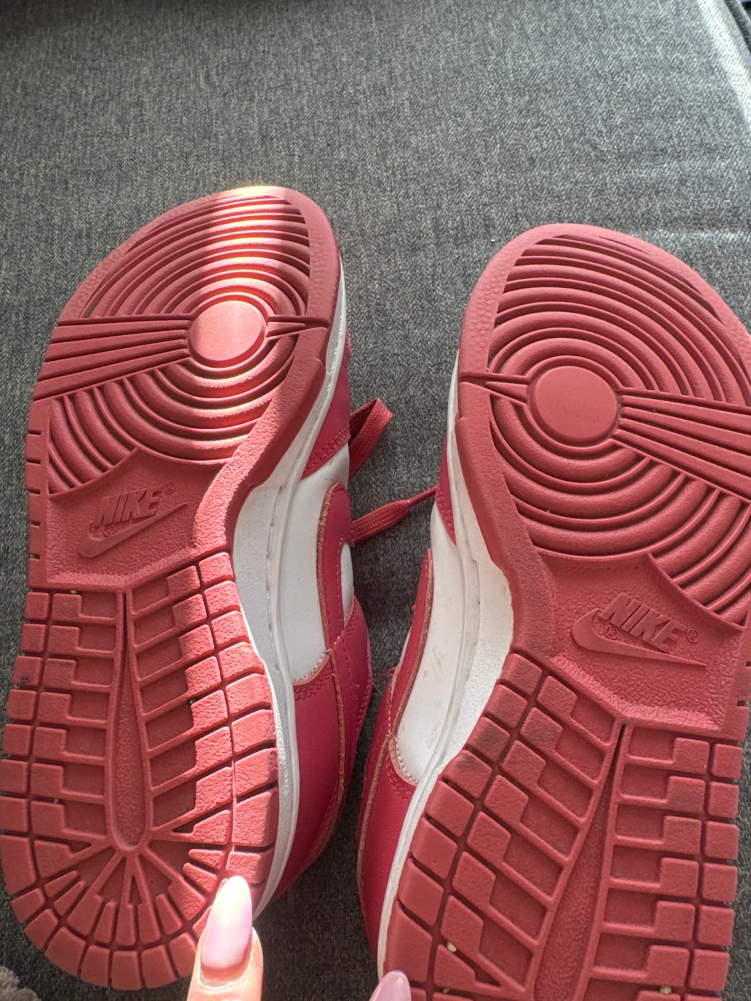 Nike Dunk Low Pink/White Sneakers - photo 3