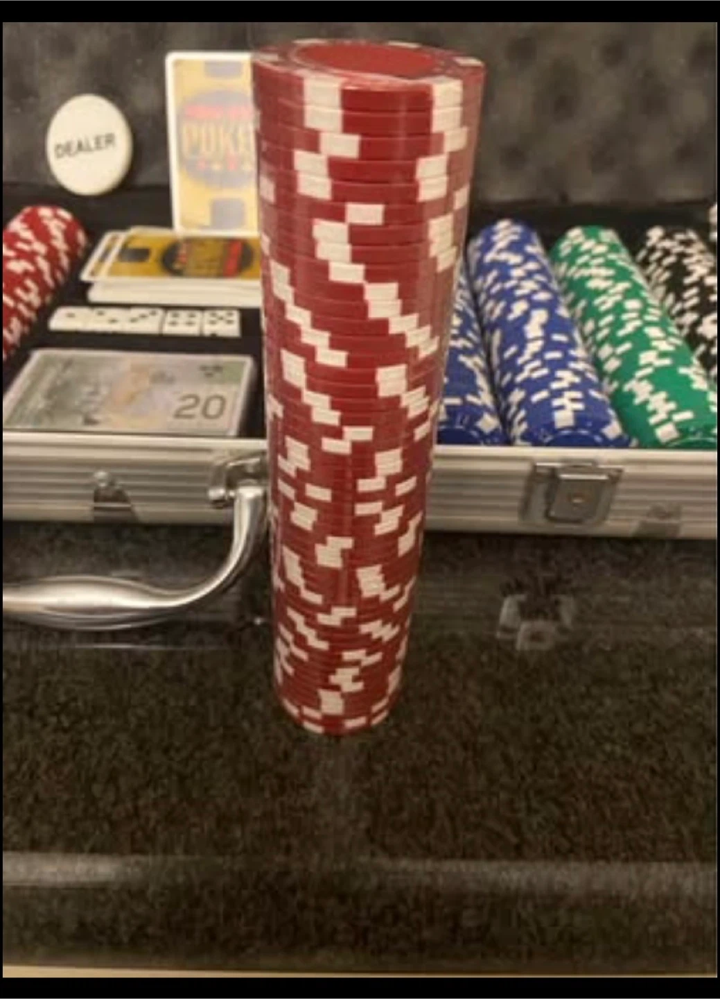 🥕Poker Set with Chips, Cards, Dice - photo 5