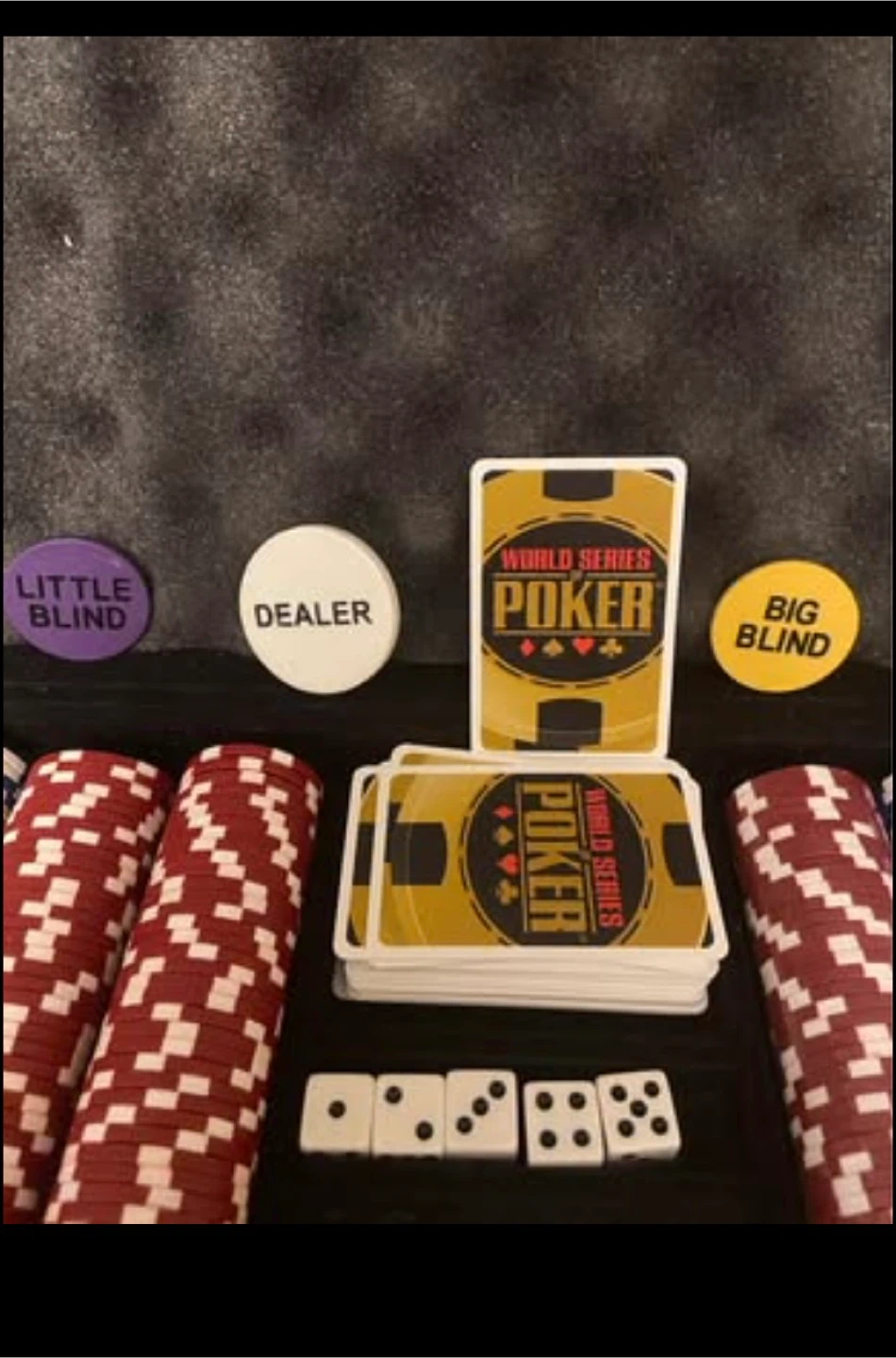 🥕Poker Set with Chips, Cards, Dice - photo 4