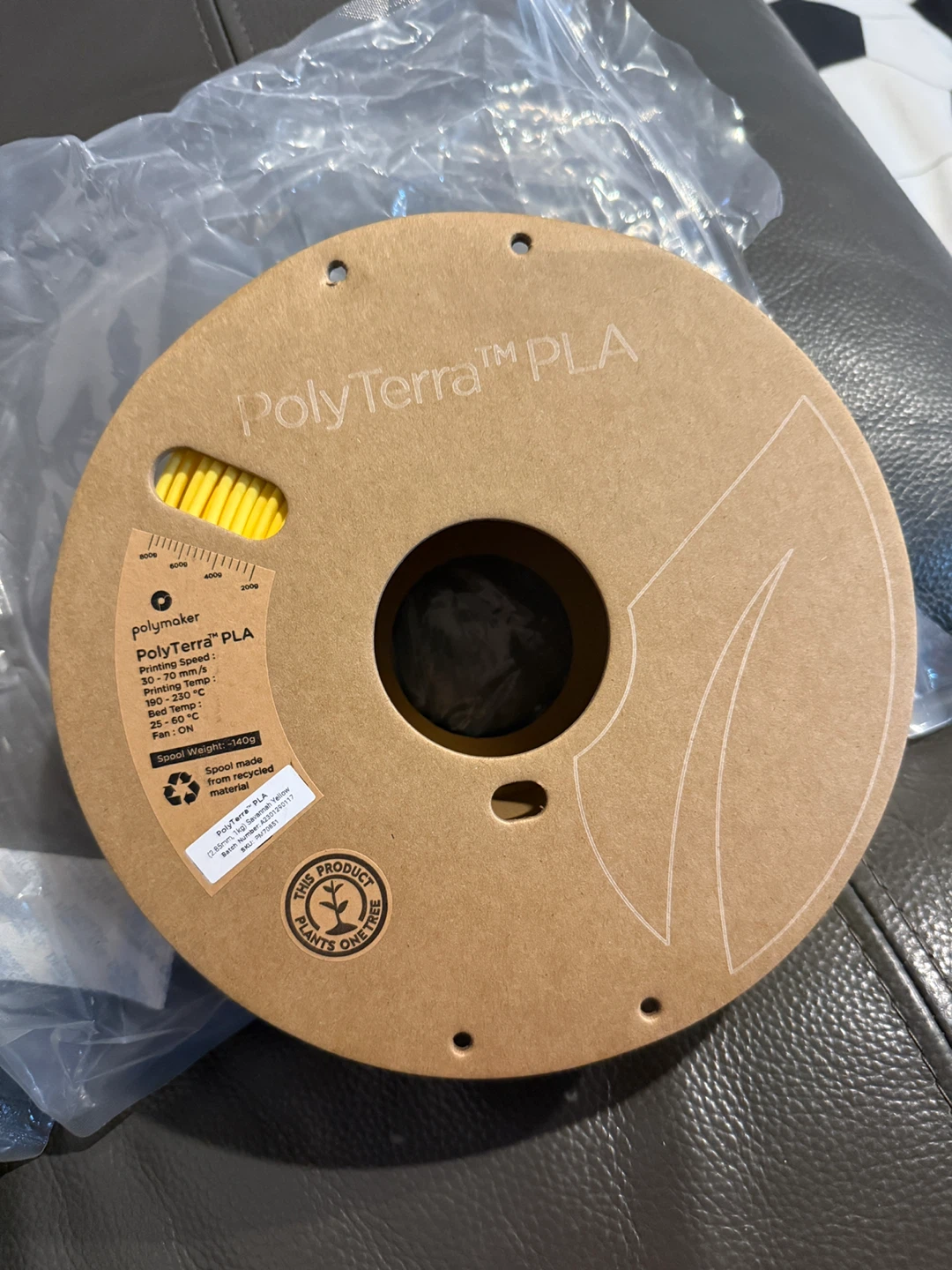 Polymaker PolyTerra PLA Filament - Yellow - photo 4