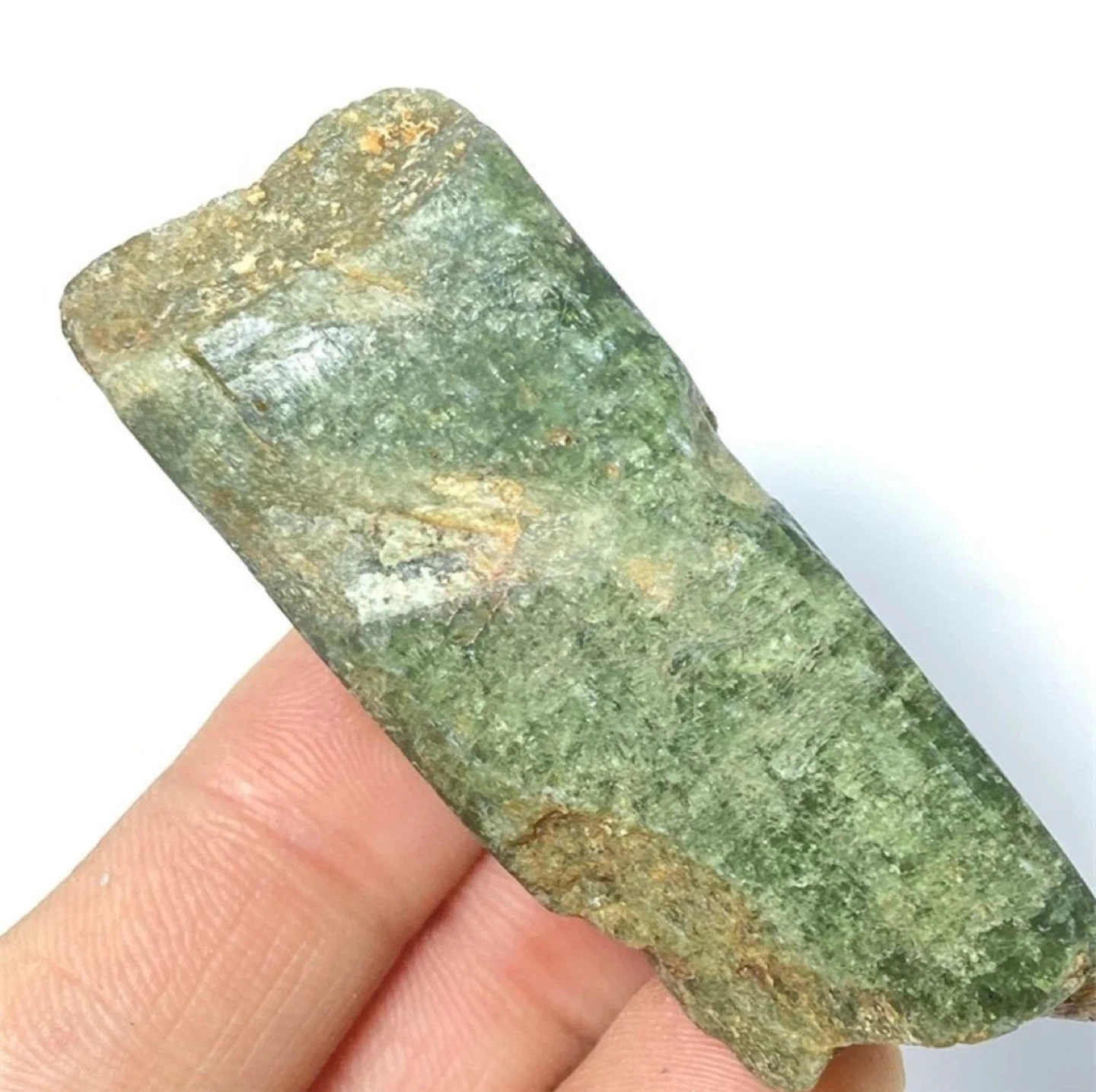 Natural Green Diopside – Raw Columnar Crystal Specimen (57g) - photo 4
