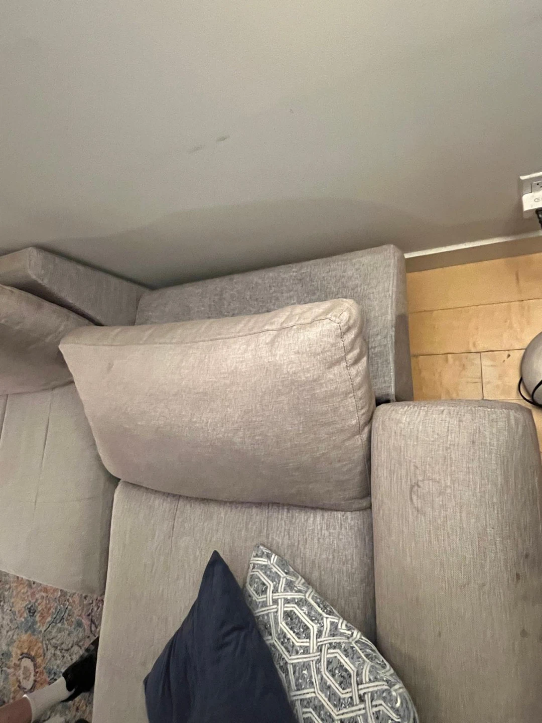 MOVE OUT SALE - Sectional Sofa - Light Grey - photo 5