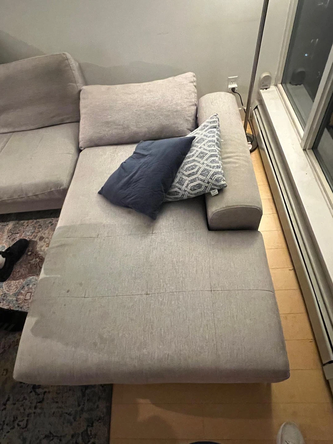 MOVE OUT SALE - Sectional Sofa - Light Grey - photo 4