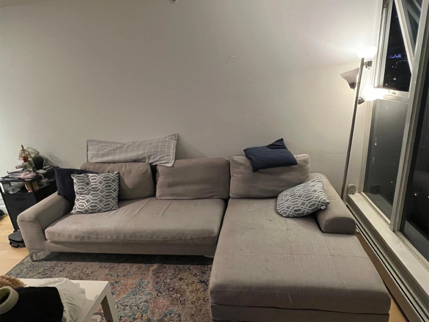 MOVE OUT SALE - Sectional Sofa - Light Grey