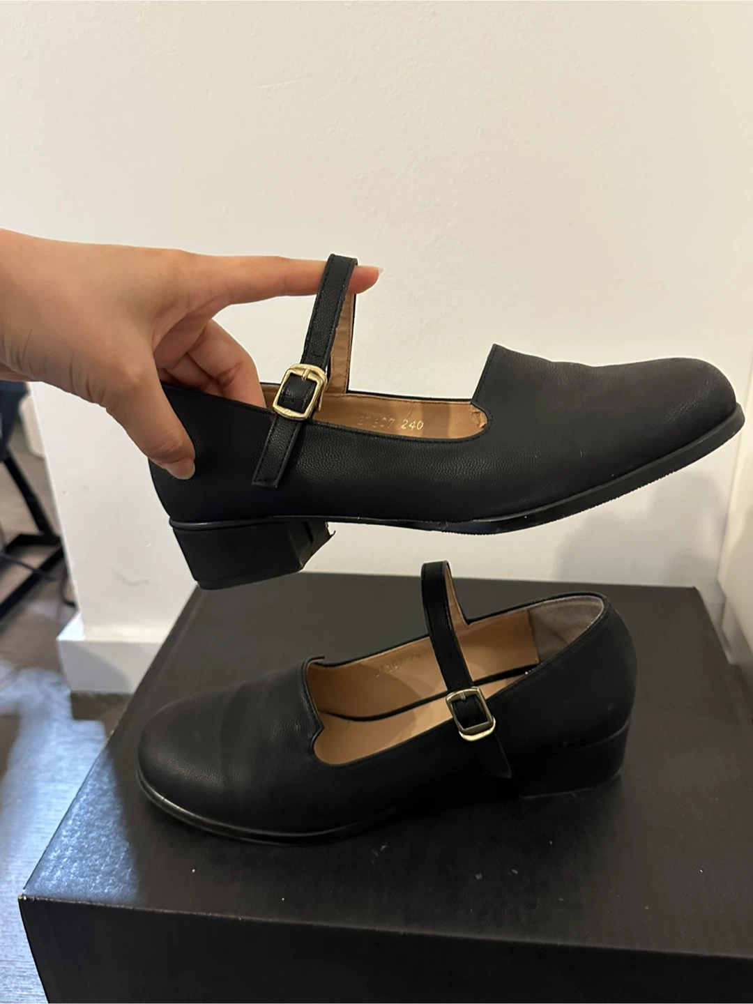 🇰🇷(Hand Made) Black Mary Jane Shoes - photo 3