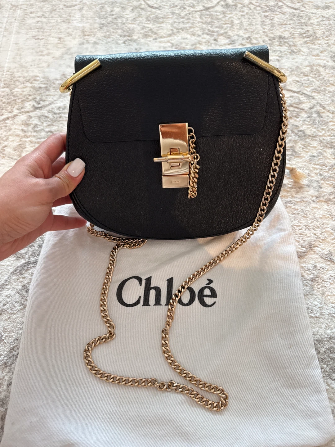 Chloé Faye Mini Black Shoulder Bag - photo 3